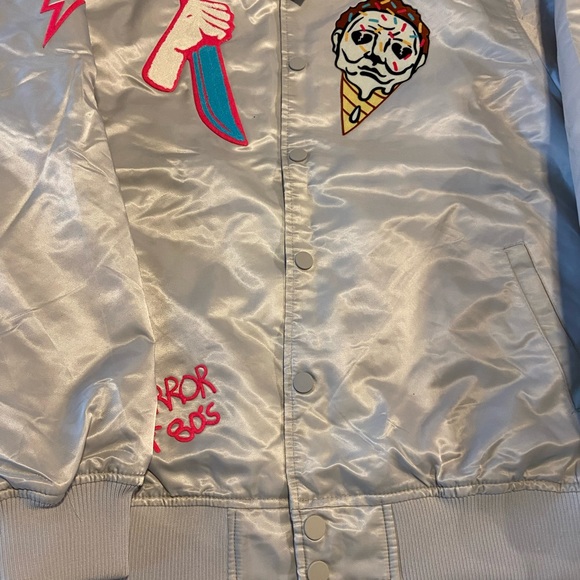 Roku Studio Men’s Halloween Jacket Ice Scream Michael Myers Size XL - Picture 7 of 8